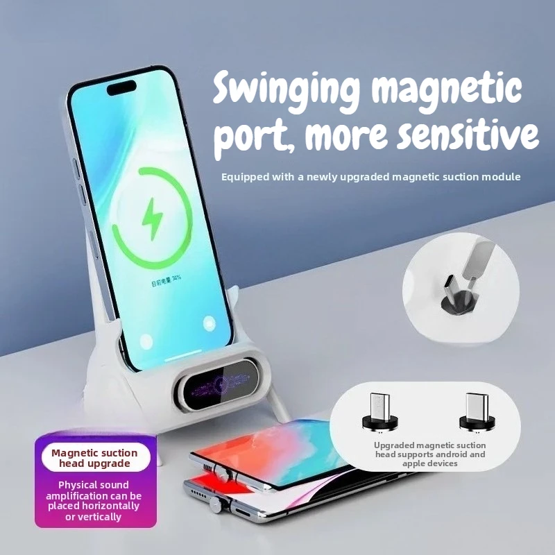 Universal Fast Wireless Charging Stand for Office Chair Desk Landscape Portrait Auto Sensor Amplified Audio for Any Smartphone
Universal Fast Wireless Charging Stand for Office Chair Desk Landscape Portrait Auto Sensor Amplified Audio for Any Smartphone