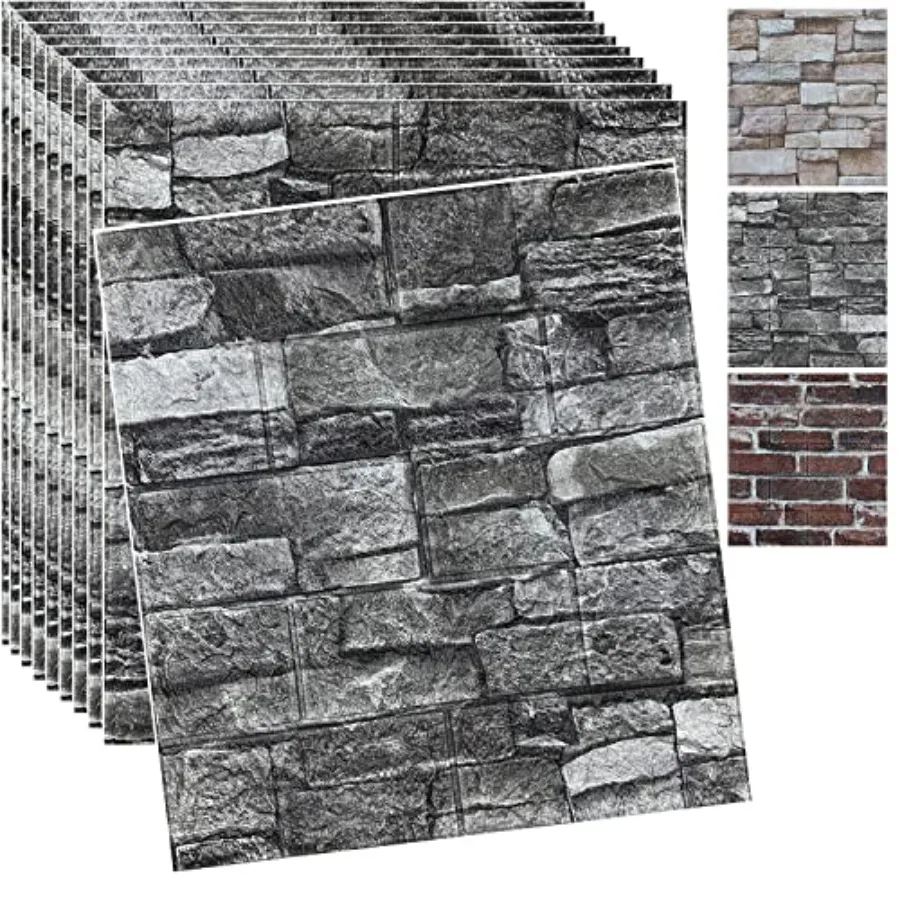 3D Wall Panels Peel and Stick 3D Brick Wallpaper Peel and Stick Faux Stone Wall Panel Foam Brick Self-Adhesive Wallpaper
3D Wall Panels Peel and Stick 3D Brick Wallpaper Peel and Stick Faux Stone Wall Panel Foam Brick Self-Adhesive Wallpaper