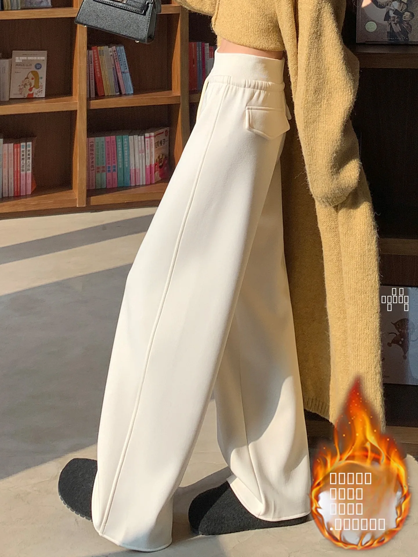 Белые женские спортивные брюки с высокой талией, на флисовой подкладке, широкие, прямые, ветрозащитные, повседневные, осенне-зимние, новинка
Белые женские спортивные брюки с высокой талией, на флисовой подкладке, широкие, прямые, ветрозащитные, повседневные, осенне-зимние, новинка