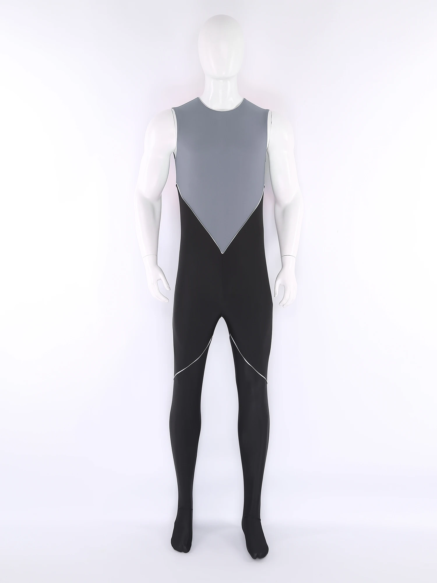 Men Leotards Gymnastics Dance Costume Workout Wear Sleeveless Zipper Jumpsuit Full Body Yoga Leotards for Practice Performance
Men Leotards Gymnastics Dance Costume Workout Wear Sleeveless Zipper Jumpsuit Full Body Yoga Leotards for Practice Performance