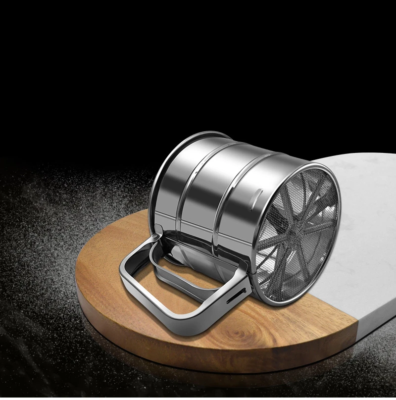 Manual Stainless Steel Flour Sieve Baking Pastry Tools Durable Bakeware Sugar Shaker Metal Mesh Cup Kitchen Gadget
Manual Stainless Steel Flour Sieve Baking Pastry Tools Durable Bakeware Sugar Shaker Metal Mesh Cup Kitchen Gadget