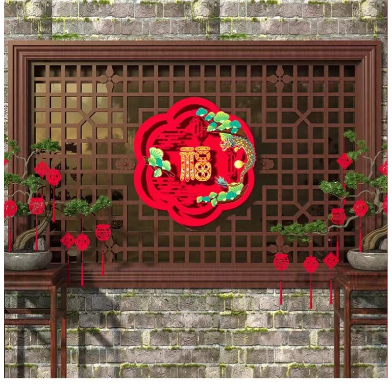 2025 Chinese Spring Festival Ornaments Snake Year Wall Decoration Felt Lunar New Year Decor Glass Door Hanging Decoration
2025 Chinese Spring Festival Ornaments Snake Year Wall Decoration Felt Lunar New Year Decor Glass Door Hanging Decoration