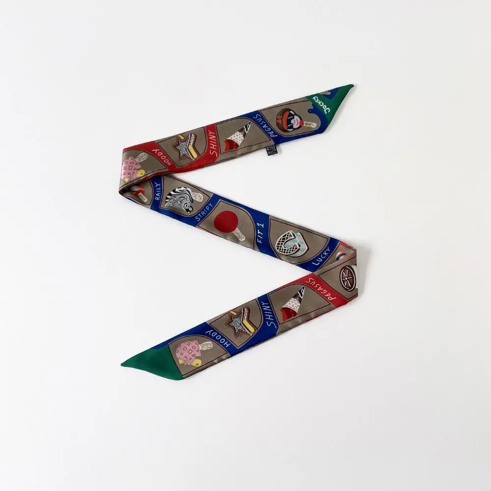 Retro Bow Ties Long Silk Scarf Printed Ice Cream Plaid Scarf Floral Hair Band Long Ribbon Scarves Spring Summer
Retro Bow Ties Long Silk Scarf Printed Ice Cream Plaid Scarf Floral Hair Band Long Ribbon Scarves Spring Summer