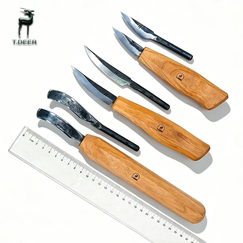 T.DEER Deer Woodworking Carving Knife, Shaping Knife TD-DN3, Forged Carving Knife Blank Bar Stock for DIY Craft Making
T.DEER Deer Woodworking Carving Knife, Shaping Knife TD-DN3, Forged Carving Knife Blank Bar Stock for DIY Craft Making