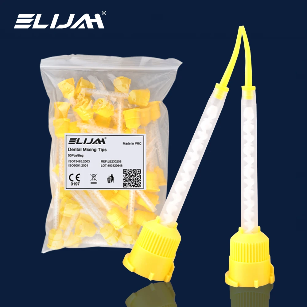 ELIJAH 50/100Pcs Disposable Dental Mixing Tips Tubes Nozzle Head Impression Materials Silicone Rubber Dentistry Material
ELIJAH 50/100Pcs Disposable Dental Mixing Tips Tubes Nozzle Head Impression Materials Silicone Rubber Dentistry Material