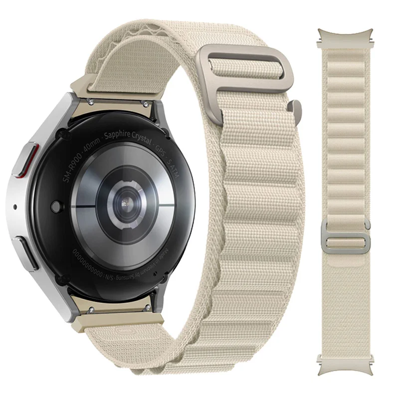 Alpine Loop For Samsung Galaxy Watch 5 Pro/4 44mm 40mm 45mm band sport G-hook nylon bracelet Watch4-4 Classic 42mm 46mm Strap
Alpine Loop For Samsung Galaxy Watch 5 Pro/4 44mm 40mm 45mm band sport G-hook nylon bracelet Watch4-4 Classic 42mm 46mm Strap