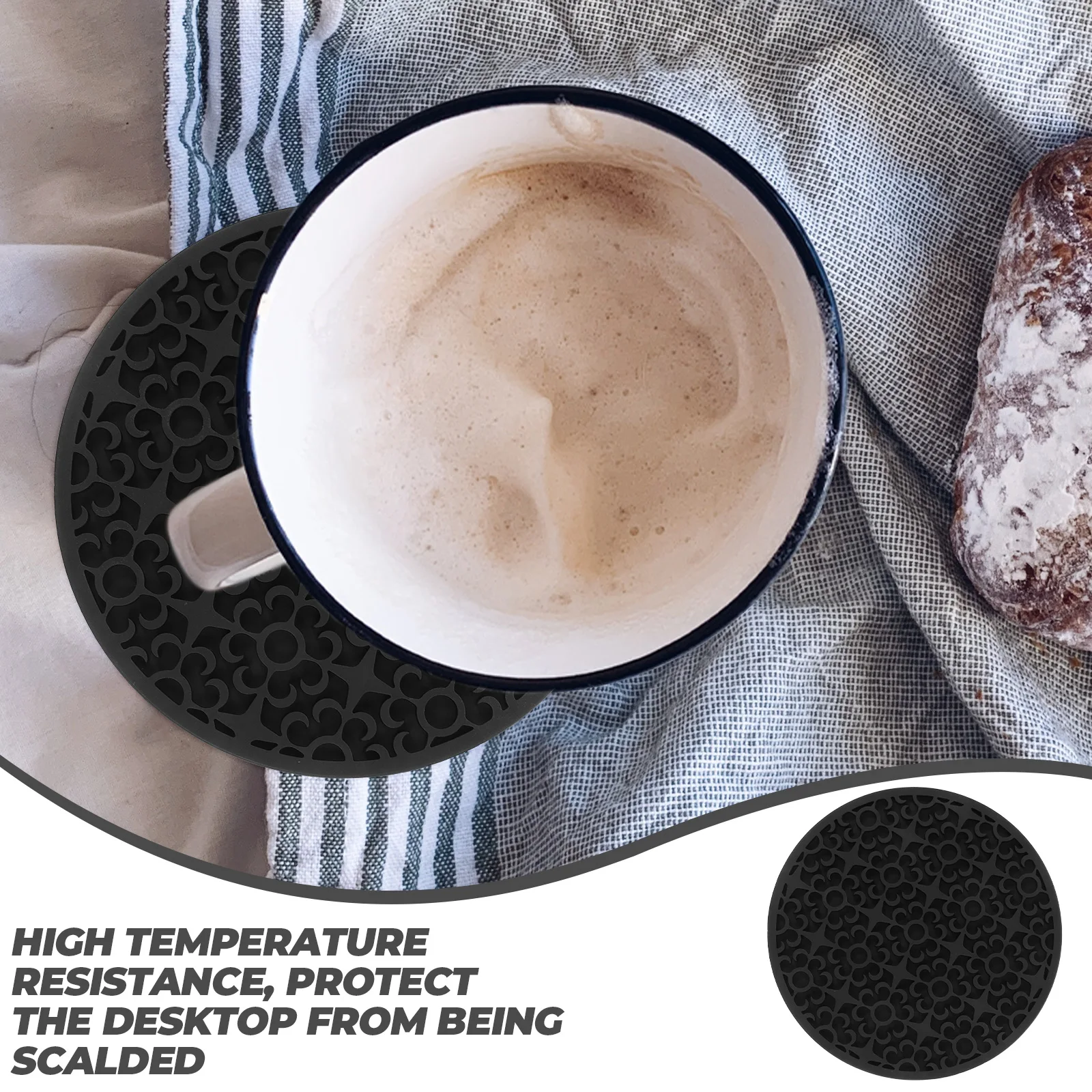 6 Pcs Silicone Coaster Anti-skid Tumbler Pads Cup Round Bottle Mats Heatproof Tumblers Rubber for Protection Anti-slip Kitchen
6 Pcs Silicone Coaster Anti-skid Tumbler Pads Cup Round Bottle Mats Heatproof Tumblers Rubber for Protection Anti-slip Kitchen