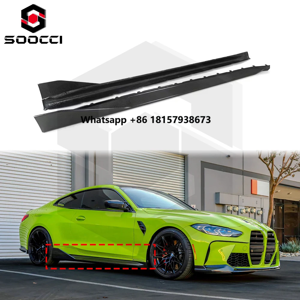 Dry Carbon Fiber MP Style Side Skirt Splitter for M3 G80 G81 M4 G82 G83 Under Door Splitter Spoiler Body Kit
Dry Carbon Fiber MP Style Side Skirt Splitter for M3 G80 G81 M4 G82 G83 Under Door Splitter Spoiler Body Kit