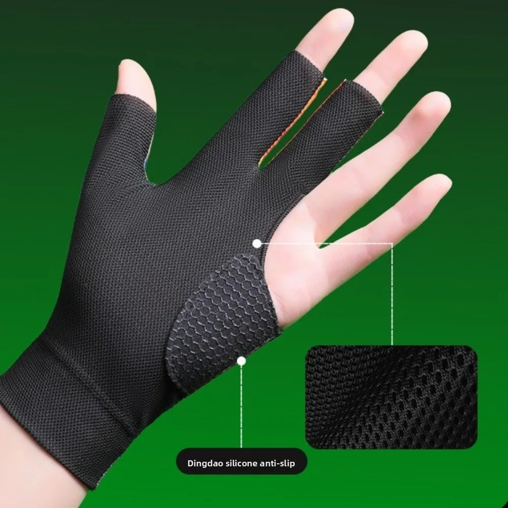 New Left Hand Billiards Glove Non Slip Breathable Three Fingers Glove Elastic Snooker Billiard Glove Fitness Accessories
New Left Hand Billiards Glove Non Slip Breathable Three Fingers Glove Elastic Snooker Billiard Glove Fitness Accessories