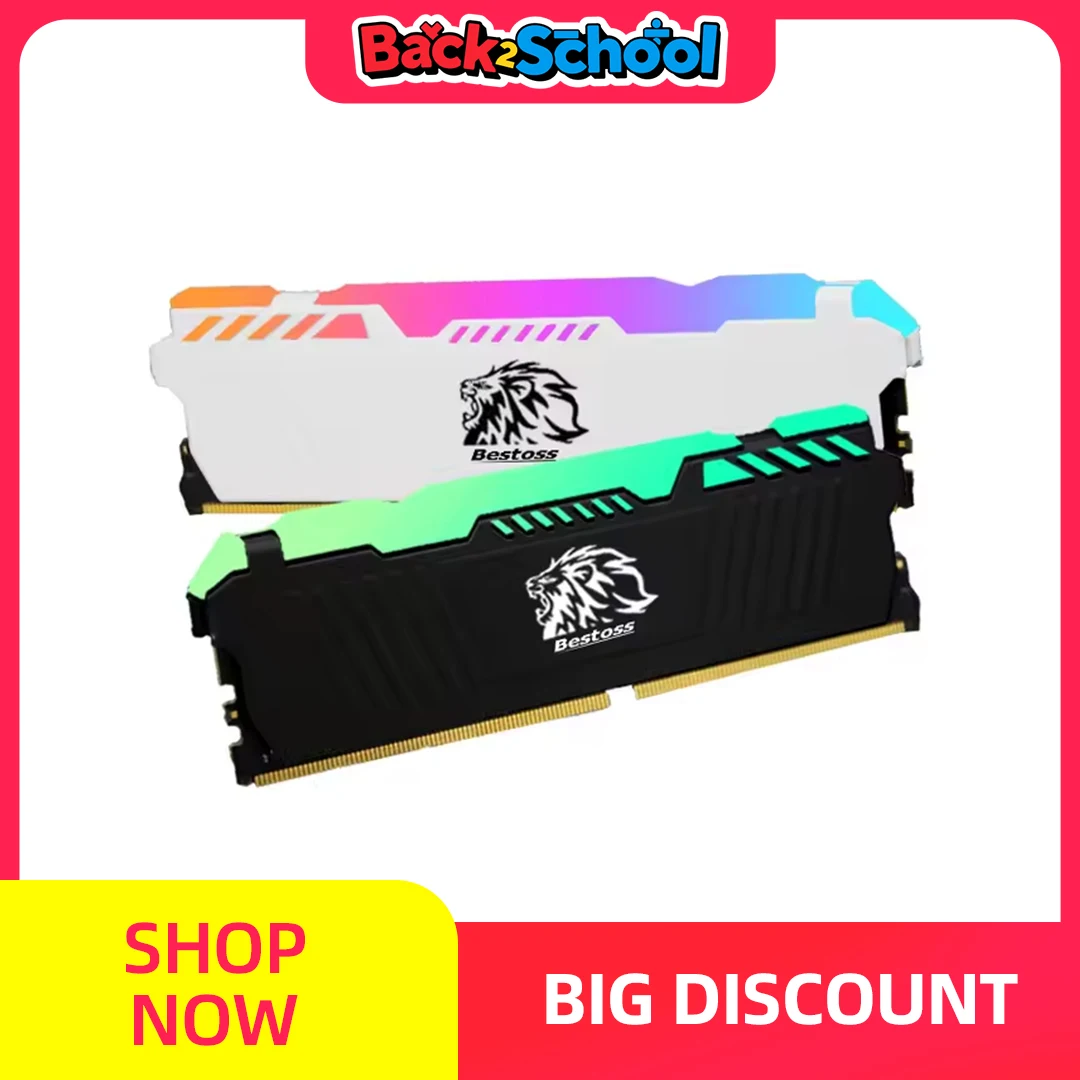 Bestoss Memoria RAM DDR4 RGB 8GB 16B 32GB 3200MHz DIMM RAM Desktop Memory Gaming High Performance
Bestoss Memoria RAM DDR4 RGB 8GB 16B 32GB 3200MHz DIMM RAM Desktop Memory Gaming High Performance