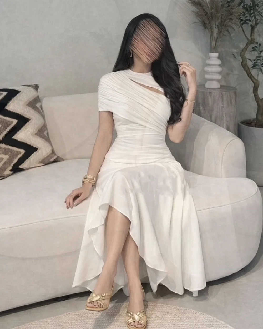 Customized Fashion Chiffon Pleat A-line O-Neck Midi Bespoke Occasion Prom Dresses Modern Style High Quality
Customized Fashion Chiffon Pleat A-line O-Neck Midi Bespoke Occasion Prom Dresses Modern Style High Quality