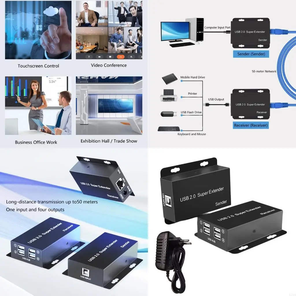 K3NB USB2.0 Over Cat5e Cable Extender Стабильное соединение для трансфера для видео
K3NB USB2.0 Over Cat5e Cable Extender Стабильное соединение для трансфера для видео