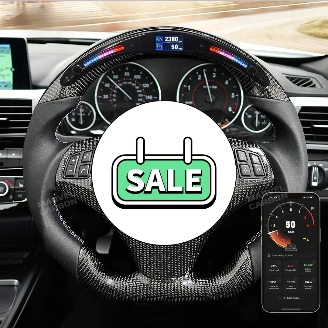Sports Racing Modified Carbon Fiber Led Steering Wheel For BMW 335i E90 E91 E92 E93 M3 Carbon Fiber Steering Wheel
Sports Racing Modified Carbon Fiber Led Steering Wheel For BMW 335i E90 E91 E92 E93 M3 Carbon Fiber Steering Wheel