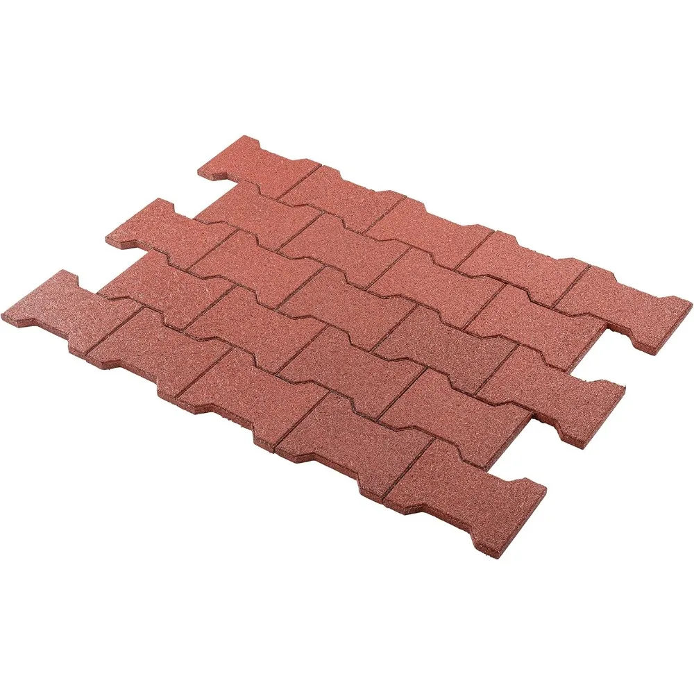 Rubber Garden Pavers ¾” Interlocking Safety Tiles for Decks, Patios, Walkways and Gardens - 40 Tiles - 12 Sq. Ft. (Terra Cotta)
Rubber Garden Pavers ¾” Interlocking Safety Tiles for Decks, Patios, Walkways and Gardens - 40 Tiles - 12 Sq. Ft. (Terra Cotta)