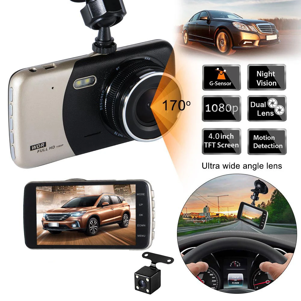Car DVR 1080P Full HD Dash Cam Vehicle Video Loop Recorder Car Dash Camera Auto Parking Monitor Black Box Night Vision G-sensor
Car DVR 1080P Full HD Dash Cam Vehicle Video Loop Recorder Car Dash Camera Auto Parking Monitor Black Box Night Vision G-sensor