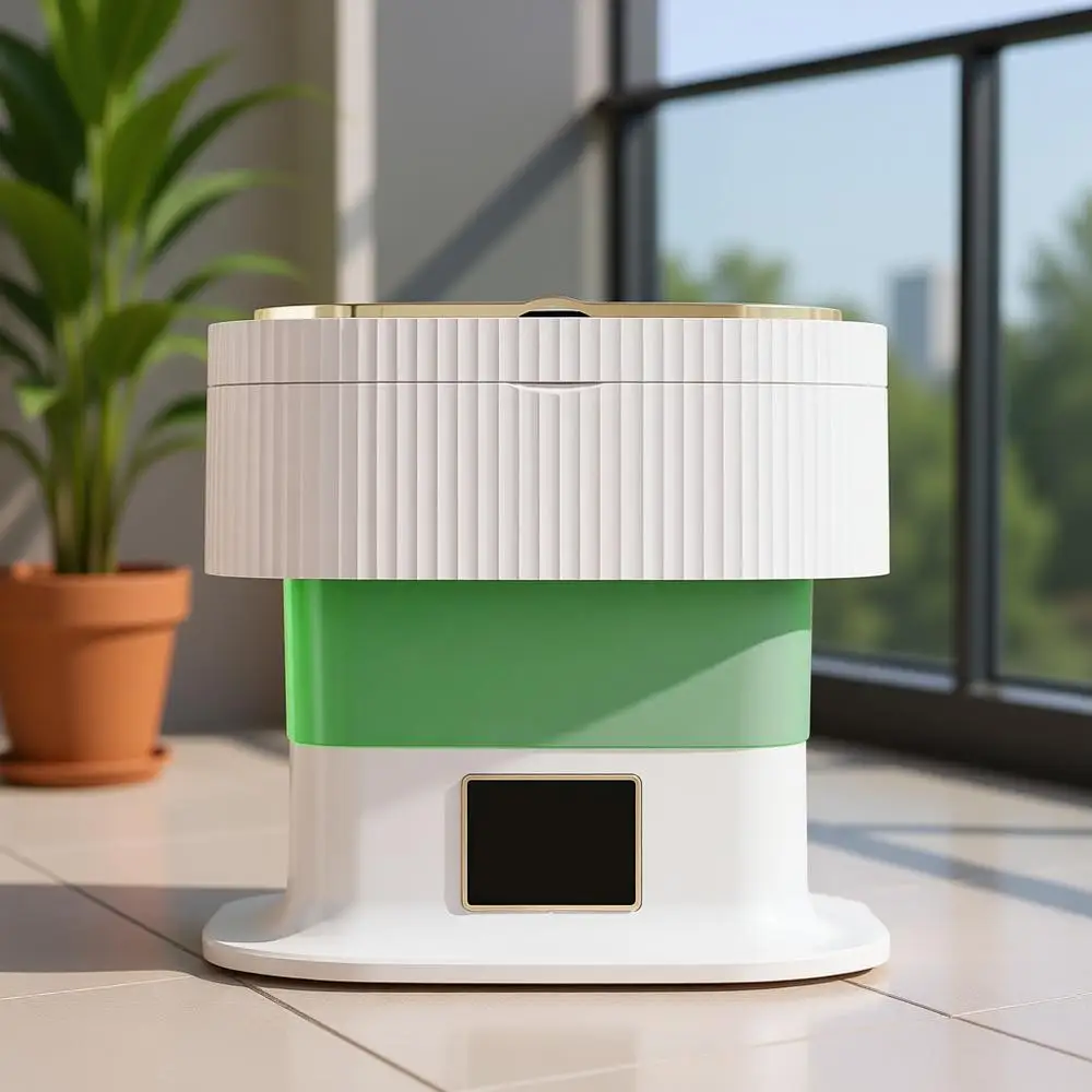 Мини-стиральная машина 16 л с 3 режимами глубокой очистки - компактная для стирки белья и нижнего белья
Мини-стиральная машина 16 л с 3 режимами глубокой очистки - компактная для стирки белья и нижнего белья