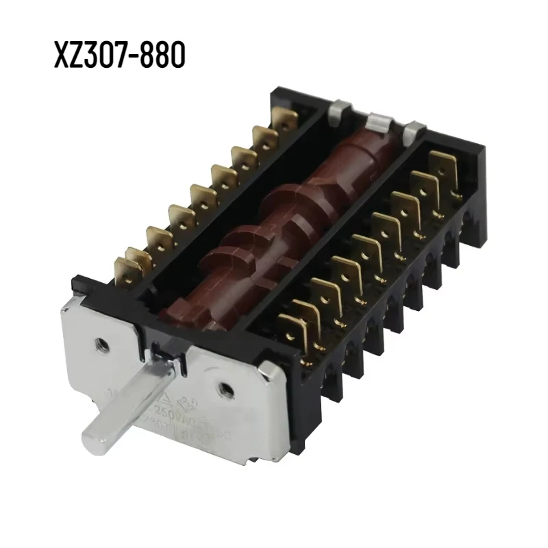 250V 16A Position Switch for Oven Steamer Rotary Electrical Heater Power Knob Function Switch XZ307-880
250V 16A Position Switch for Oven Steamer Rotary Electrical Heater Power Knob Function Switch XZ307-880