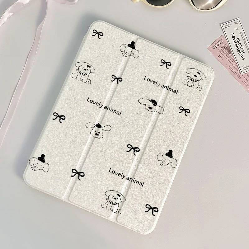 Умный чехол с вращением на 360 градусов для iPad Air 5 2022 Air 4, чехол 2021 10,2 7/8/9 поколения Air 2/3 10,5 2020 Pro 11 с галстуком-бабочкой Puppy 
Умный чехол с вращением на 360 градусов для iPad Air 5 2022 Air 4, чехол 2021 10,2 7/8/9 поколения Air 2/3 10,5 2020 Pro 11 с галстуком-бабочкой Puppy