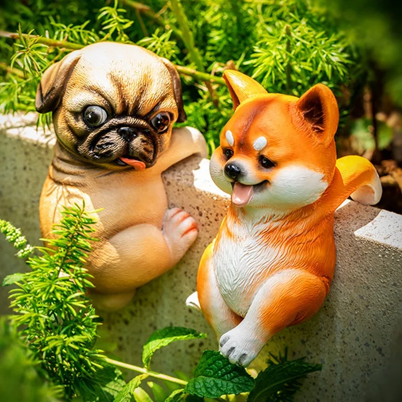 Simulation Puppy Flower Pot Hanging Bonsai Planter Cute Animal Decor for Garden Balcony Yard Classroom and Home Decoration
Simulation Puppy Flower Pot Hanging Bonsai Planter Cute Animal Decor for Garden Balcony Yard Classroom and Home Decoration