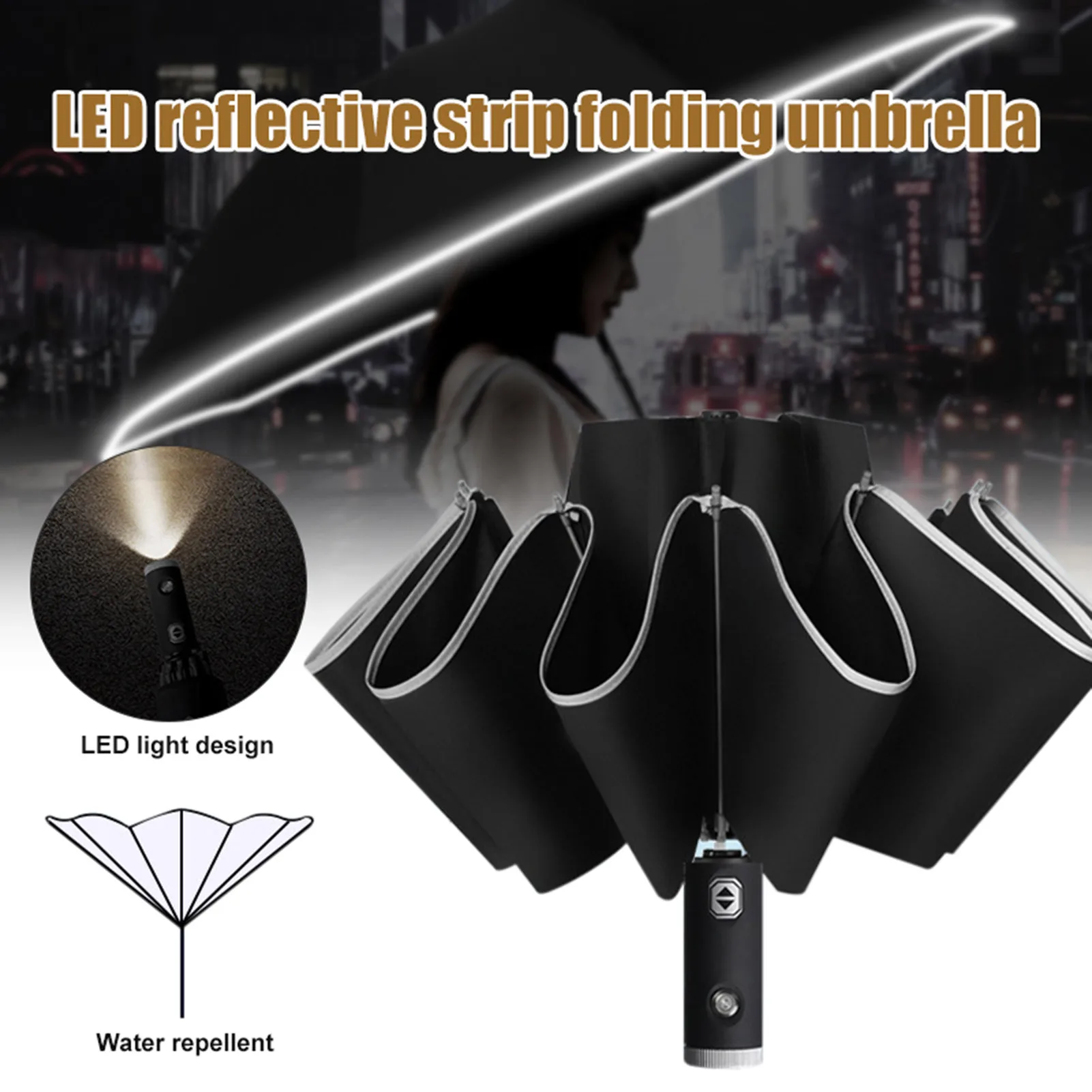 All-weather Foldable Umbrella High Water-tight Fabric Umbrella for Effective Sunscreen on Sunny Days
All-weather Foldable Umbrella High Water-tight Fabric Umbrella for Effective Sunscreen on Sunny Days