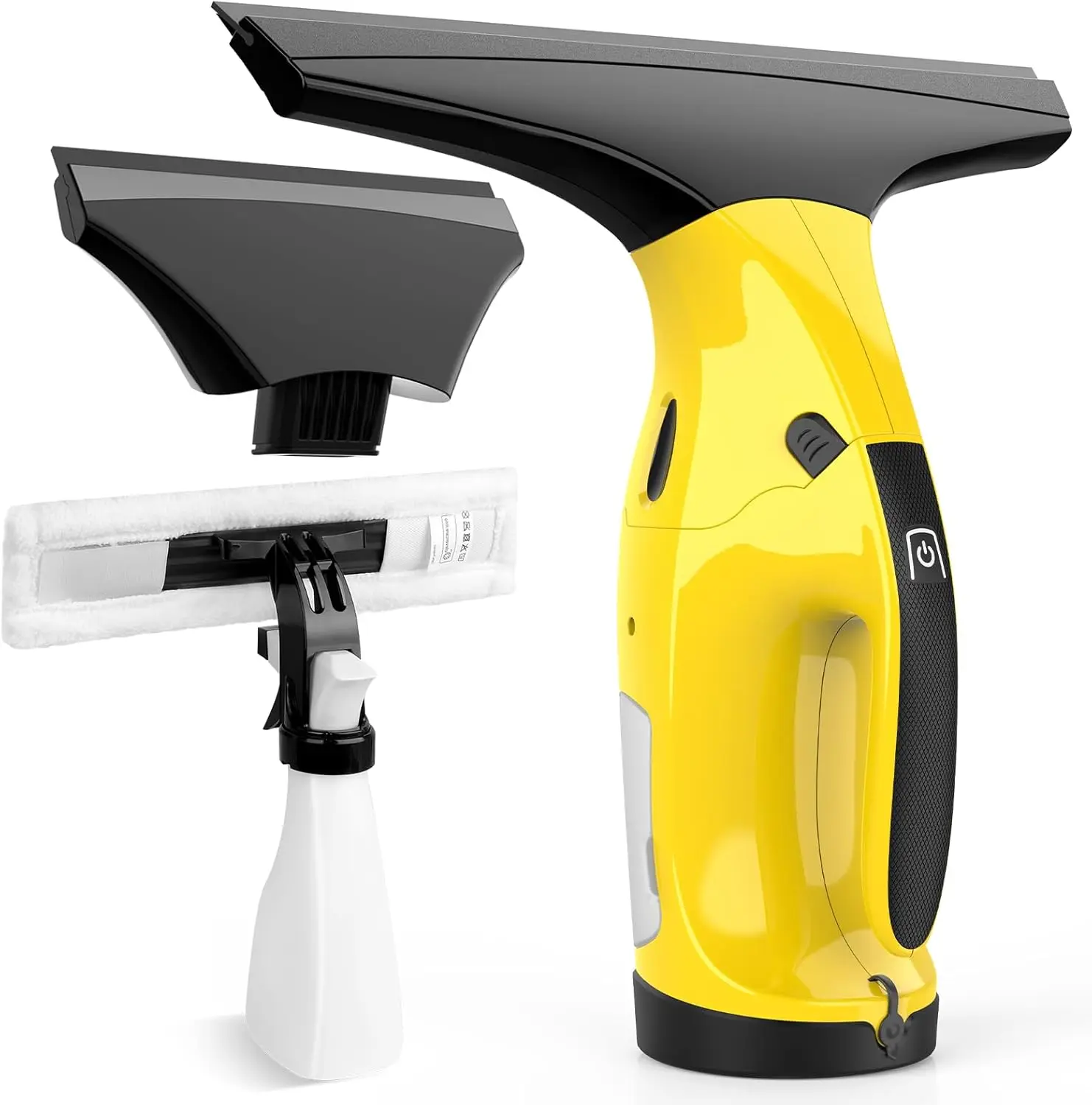 Cordless Window Vacuum Cleaner with 11" & 6.7" Blades for Windows, Shower Doors, Mirrors, Tiles - Rechargeable Electric Squeegee
Cordless Window Vacuum Cleaner with 11" & 6.7" Blades for Windows, Shower Doors, Mirrors, Tiles - Rechargeable Electric Squeegee