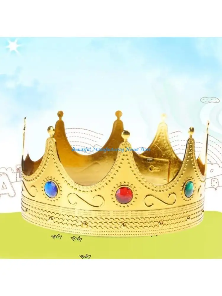 E56A Golden Princed and King Crowns Halloween Dressing Up Costume Accessories Gifts
E56A Golden Princed and King Crowns Halloween Dressing Up Costume Accessories Gifts