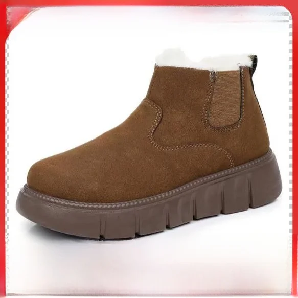 Women's Thick Bottom Cotton Snow Boots Winter Warm Soft Sole Fleece Lined Booties Casual Short Tube EVA Material
Women's Thick Bottom Cotton Snow Boots Winter Warm Soft Sole Fleece Lined Booties Casual Short Tube EVA Material