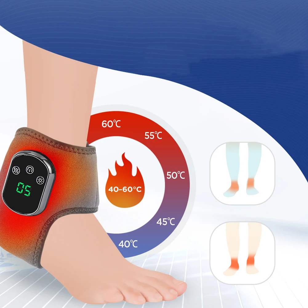 3-in-1 Ankle Massager 3 Vibration Mode Ankle Heat Wrap 1800mAh Rechargeable Foot Revive Massager for Ankle Pain Relief Relaxatio
3-in-1 Ankle Massager 3 Vibration Mode Ankle Heat Wrap 1800mAh Rechargeable Foot Revive Massager for Ankle Pain Relief Relaxatio