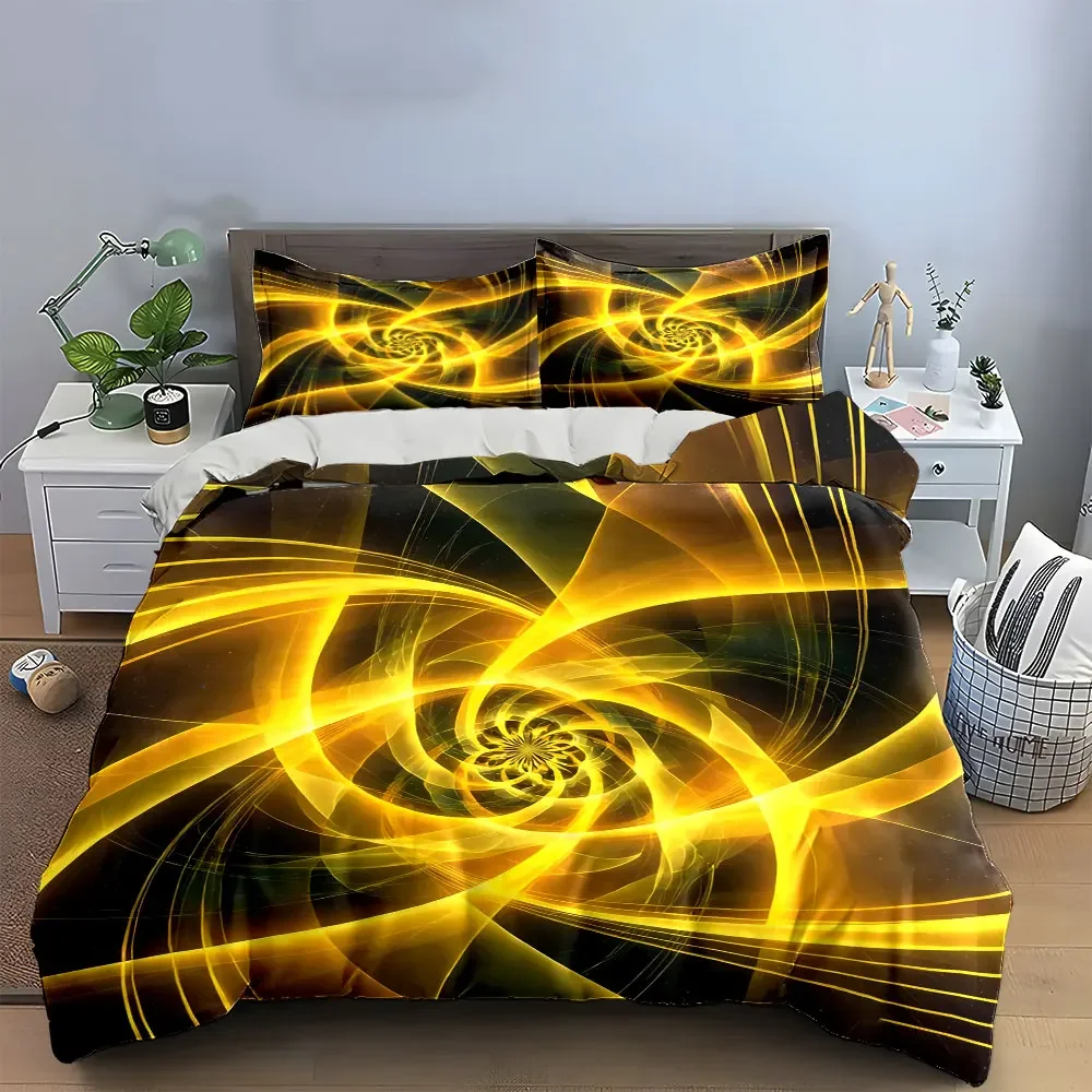Golden Abstract Art Decoration Set Soft Comfortable Duvet Cover Bedding Set Included 1*Duvet Cover & 2*Pillowcases, gift
Golden Abstract Art Decoration Set Soft Comfortable Duvet Cover Bedding Set Included 1*Duvet Cover & 2*Pillowcases, gift