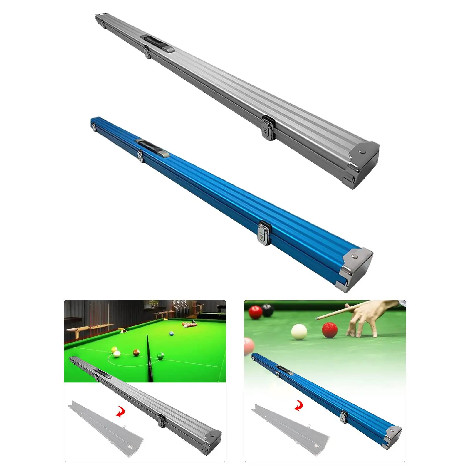 Billiard Cue Hard Case Aluminum Lightweight Storage Box with Divider Pool Cue Carrier Organizing Accessories for Clubs
Billiard Cue Hard Case Aluminum Lightweight Storage Box with Divider Pool Cue Carrier Organizing Accessories for Clubs