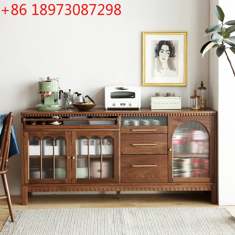 Nordic dining side retro storage solid wood home wall storage tea cabinet
Nordic dining side retro storage solid wood home wall storage tea cabinet