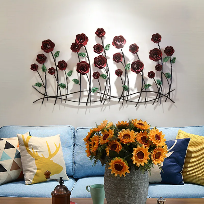 Creative Home Wrought Iron Wall Decoration Flowers Soft Wall Decoration Mediterranean Retro Wall Decoration Wall Hanging
Creative Home Wrought Iron Wall Decoration Flowers Soft Wall Decoration Mediterranean Retro Wall Decoration Wall Hanging