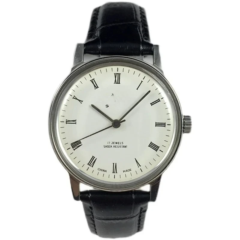 8120 all steel Rome white face manual mechanical men's watch Diameter 36 mm
8120 all steel Rome white face manual mechanical men's watch Diameter 36 mm