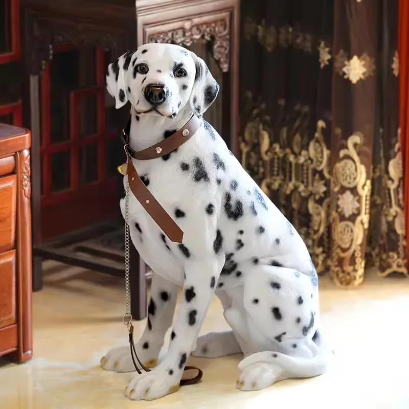 Landing Spotted Dog Ornament Simulated Animal Statue Living Room Foyer Home Dog Model Handicraft,Sculpture Courtyard Decoration
Landing Spotted Dog Ornament Simulated Animal Statue Living Room Foyer Home Dog Model Handicraft,Sculpture Courtyard Decoration