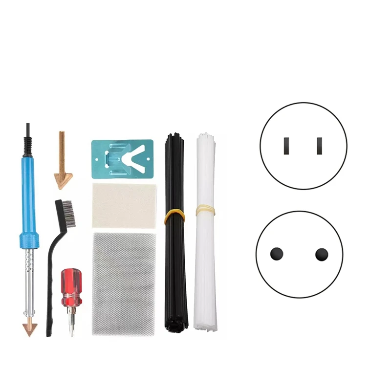 80W Plastic Welding Kit 40 Rods For Car Bumper Repairs DIY Tool Wire Mesh,Dashboard,Kayak Bumper Welder Tools
80W Plastic Welding Kit 40 Rods For Car Bumper Repairs DIY Tool Wire Mesh,Dashboard,Kayak Bumper Welder Tools