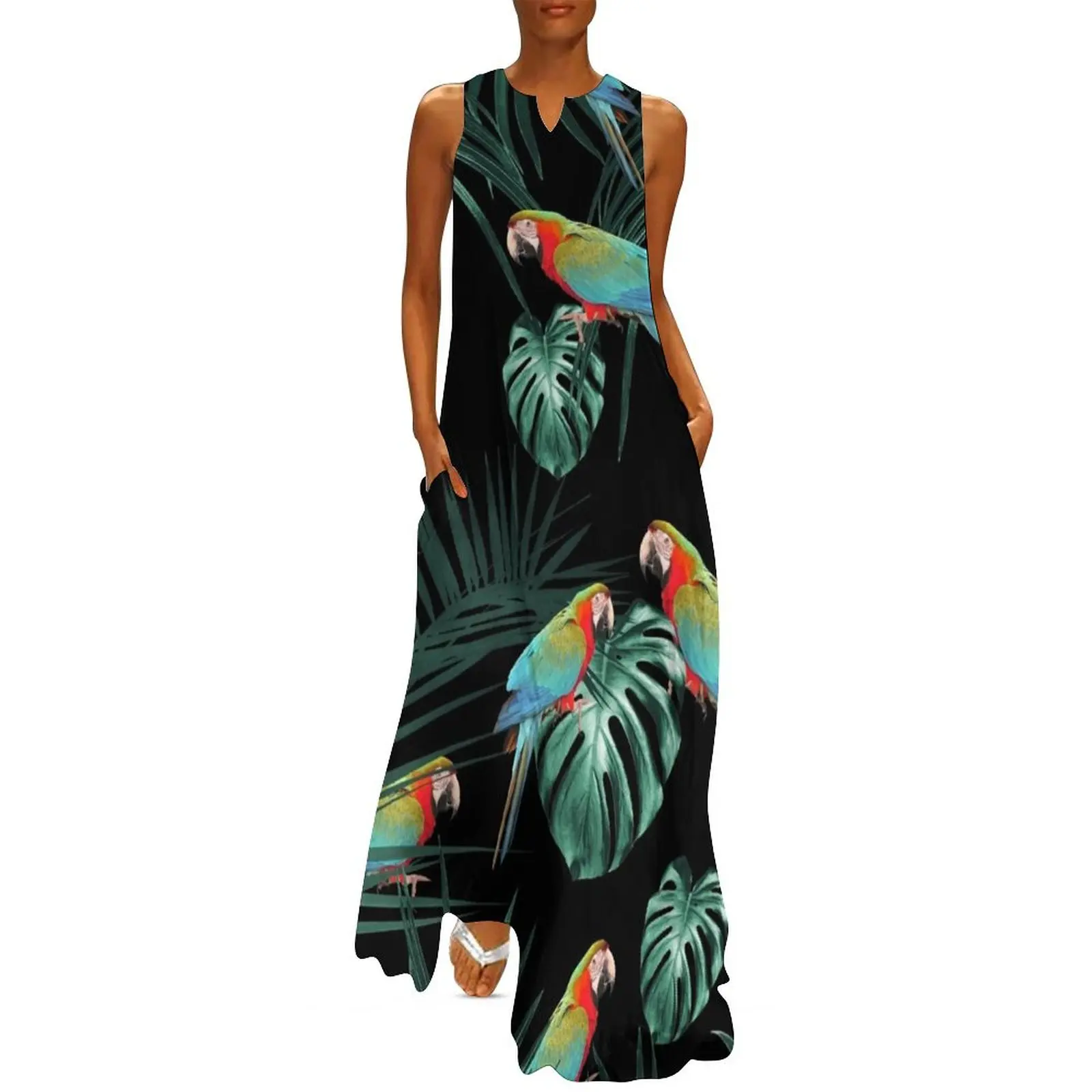 Parrots in the Tropical Jungle Night #2 #tropical #decor #art Long Dress dresses for womens Woman dresses women dresses
Parrots in the Tropical Jungle Night #2 #tropical #decor #art Long Dress dresses for womens Woman dresses women dresses