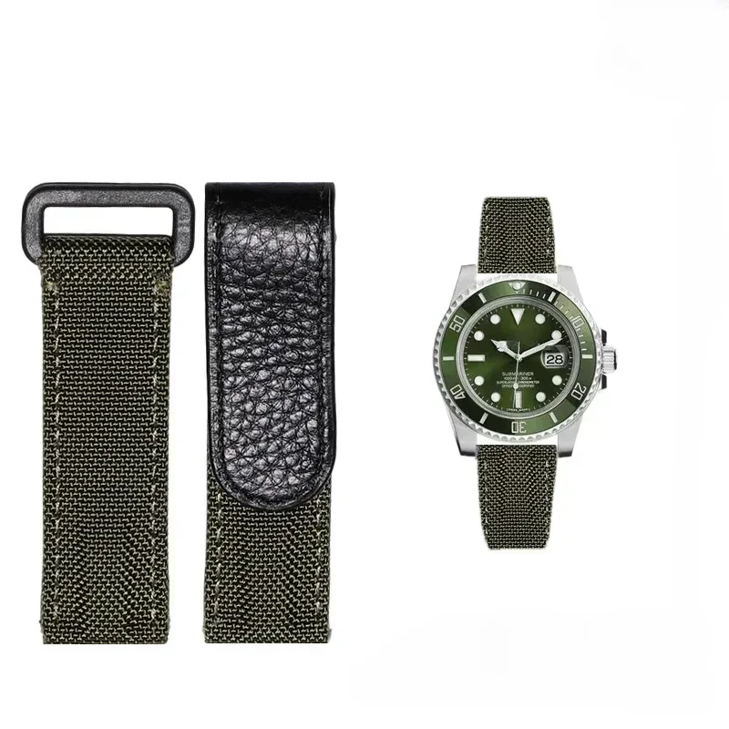 20mmHigh Quality Nylon Watchband for Tudor/Omega/Rolex Daytona Cartier sub Water Ghost Joint Canvas Watch Straps Bracelet
20mmHigh Quality Nylon Watchband for Tudor/Omega/Rolex Daytona Cartier sub Water Ghost Joint Canvas Watch Straps Bracelet