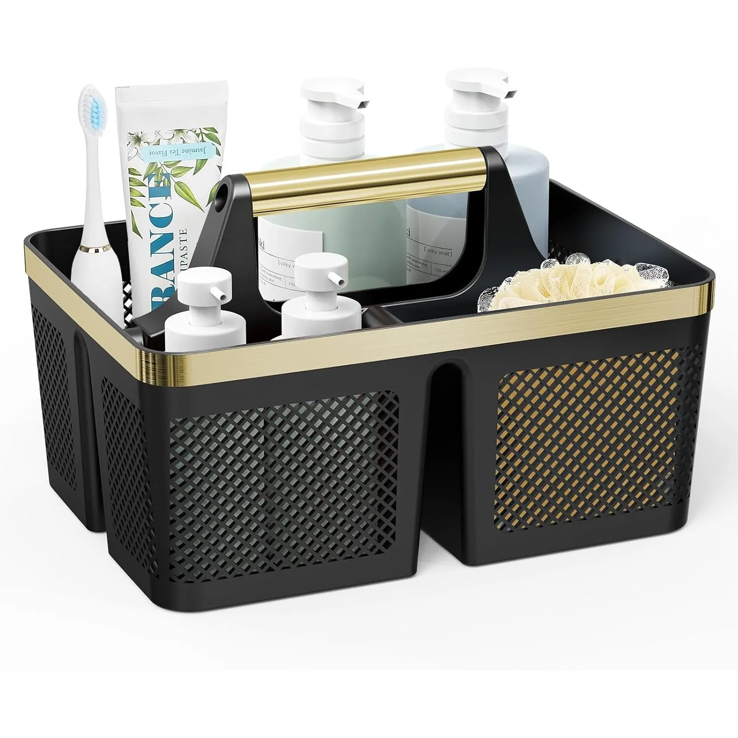 Plastic Shower Caddy with Handle, Portable Bathroom Organizer for Dorm, Travel, Gym Essentials
Plastic Shower Caddy with Handle, Portable Bathroom Organizer for Dorm, Travel, Gym Essentials