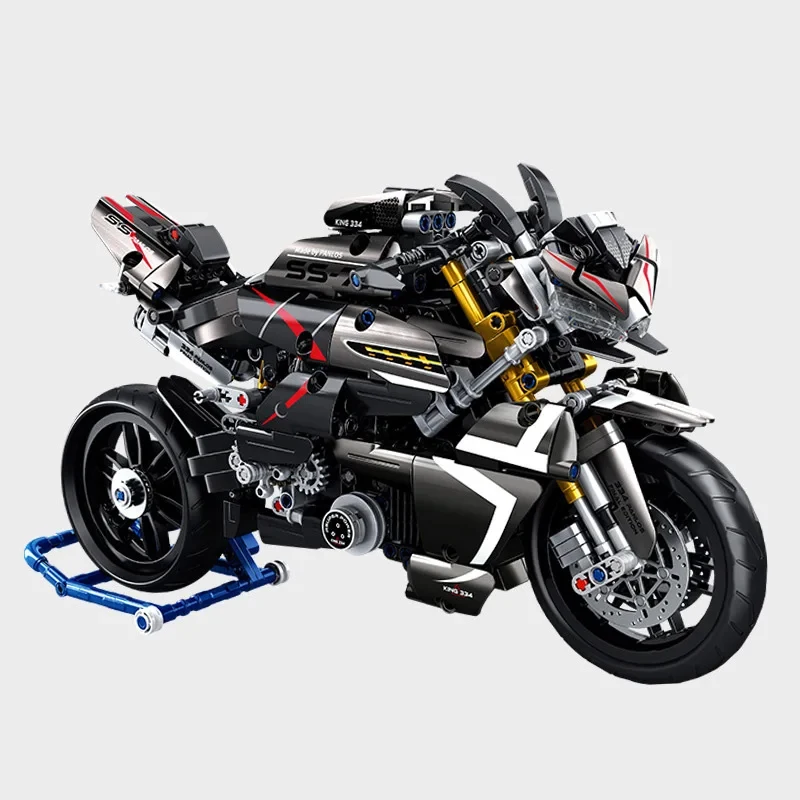 Technical Japan Motorcycle 1:8 Scale GSX1300R B-King Building Block Motor Vehicle Model Sets Brick Motorbike Toy Collection
Technical Japan Motorcycle 1:8 Scale GSX1300R B-King Building Block Motor Vehicle Model Sets Brick Motorbike Toy Collection