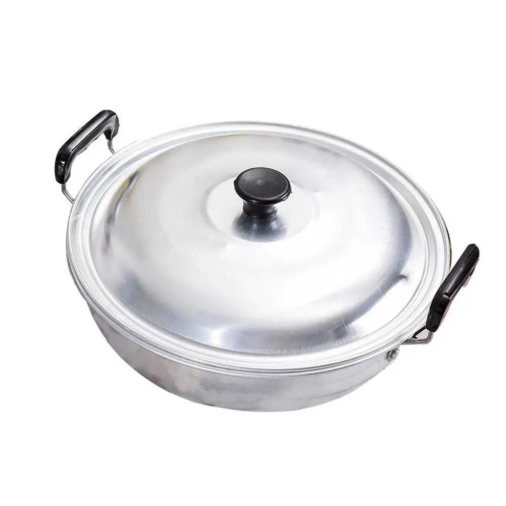 Thickened Aluminum Kitchen Stew Small Size Double Handle Kitchen Stew Pot Restaurant Thicken Aluminum Pot Cookware
Thickened Aluminum Kitchen Stew Small Size Double Handle Kitchen Stew Pot Restaurant Thicken Aluminum Pot Cookware