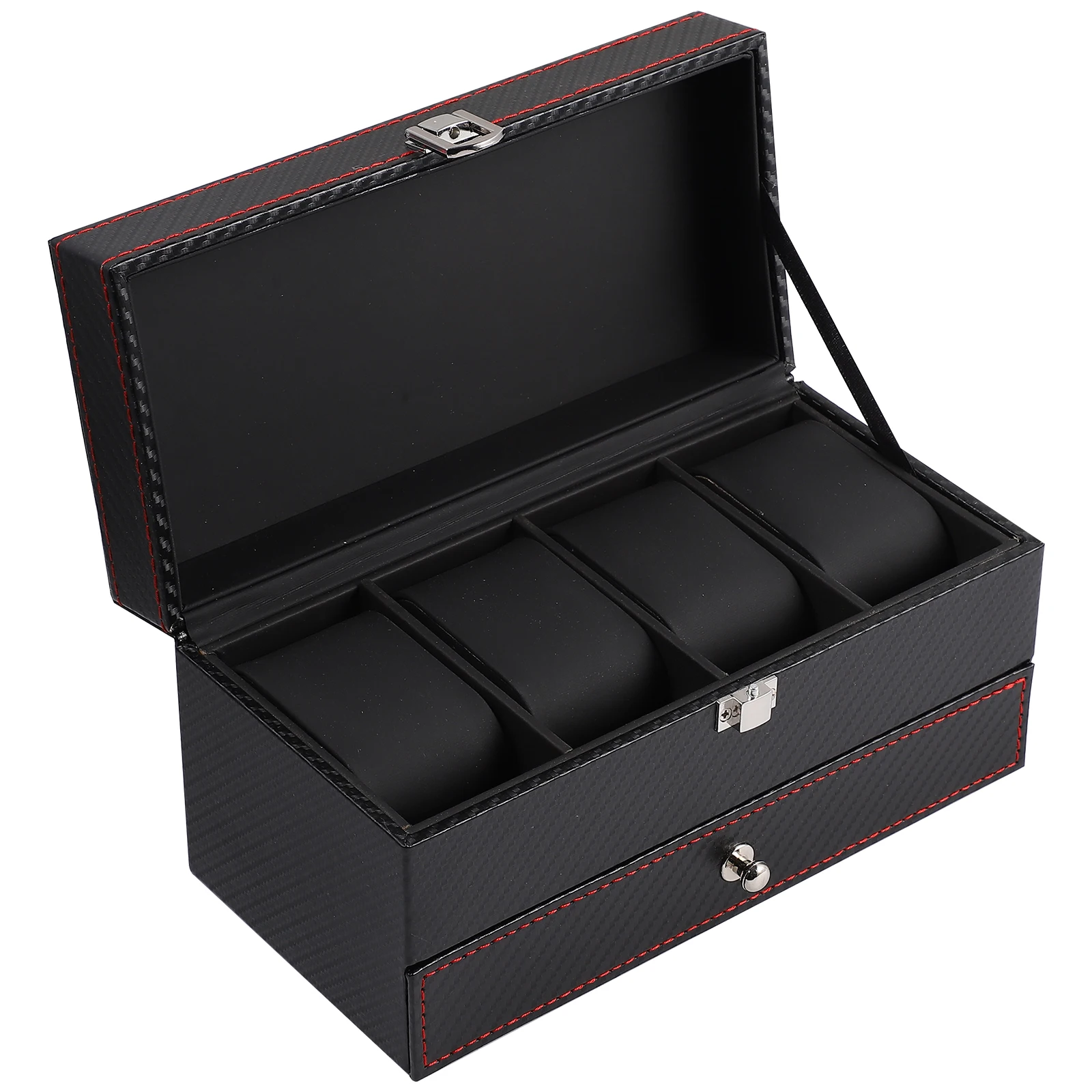 Jewelry Box Watch Display Storage Case Holder Portable Travel PU Material Sturdy Durable Exquisite Design
Jewelry Box Watch Display Storage Case Holder Portable Travel PU Material Sturdy Durable Exquisite Design