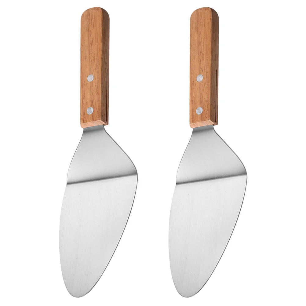 2 Pcs Wooden Handle Pizza Griddle Spatula Daily Use Server Baking Dessert Burger Stainless Steel Miss Metal
2 Pcs Wooden Handle Pizza Griddle Spatula Daily Use Server Baking Dessert Burger Stainless Steel Miss Metal