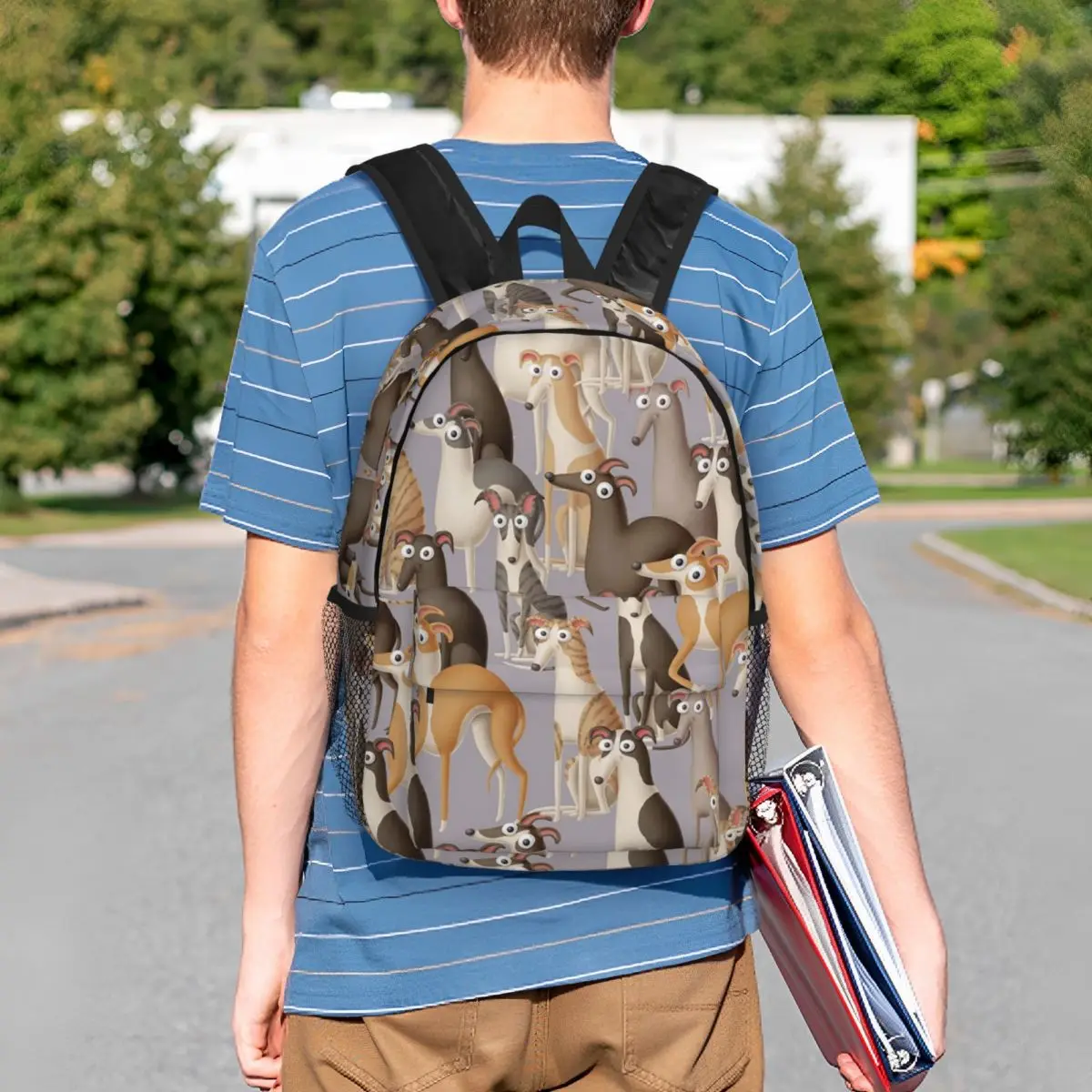 Italian Greyhound Themed Backpack Student BookBag Kids School Bag Laptop Shoulder Bags for Boys Girls
Italian Greyhound Themed Backpack Student BookBag Kids School Bag Laptop Shoulder Bags for Boys Girls