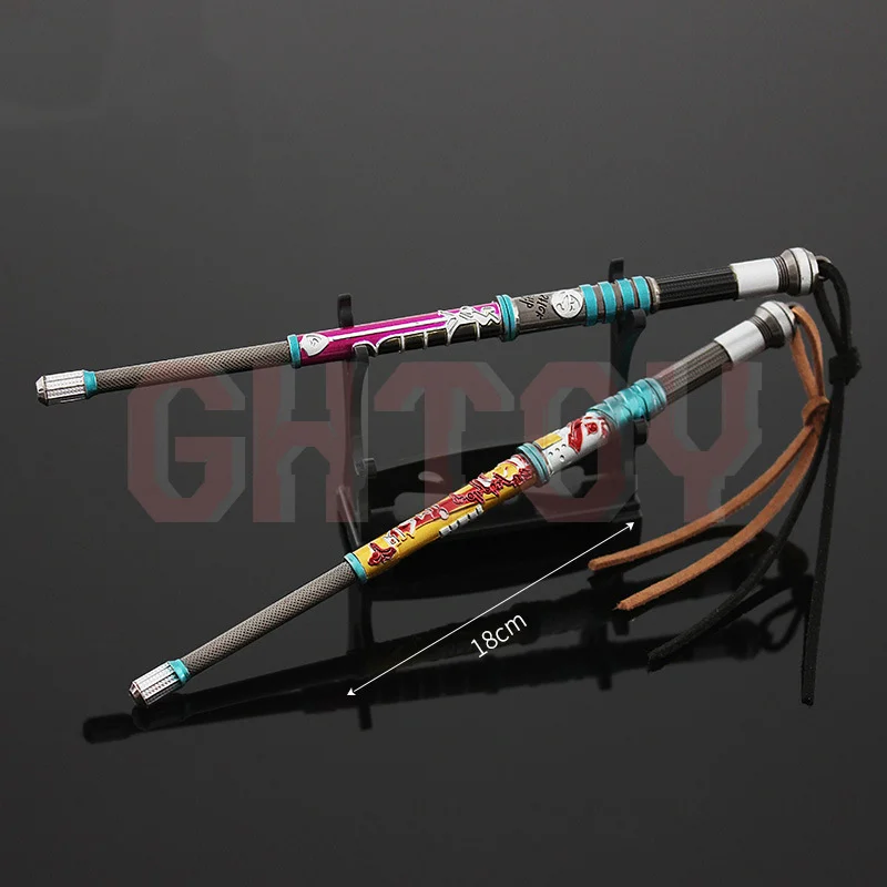 18cm /7.08in Apex legends Lifeline Power Boy Throwing Stick Pair Pack Game Peripheral Weapon Model Desktop Collections Toy Gift
18cm /7.08in Apex legends Lifeline Power Boy Throwing Stick Pair Pack Game Peripheral Weapon Model Desktop Collections Toy Gift