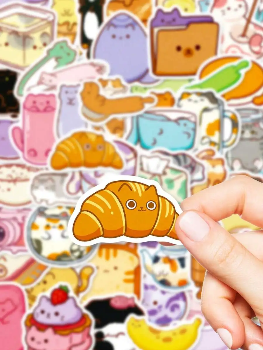 56 милых наклеек с котиками, водонепроницаемые ПВХ-наклейки с изображением кошек для скрапбукинга, ноутбуков, бутылок с водой
56 милых наклеек с котиками, водонепроницаемые ПВХ-наклейки с изображением кошек для скрапбукинга, ноутбуков, бутылок с водой