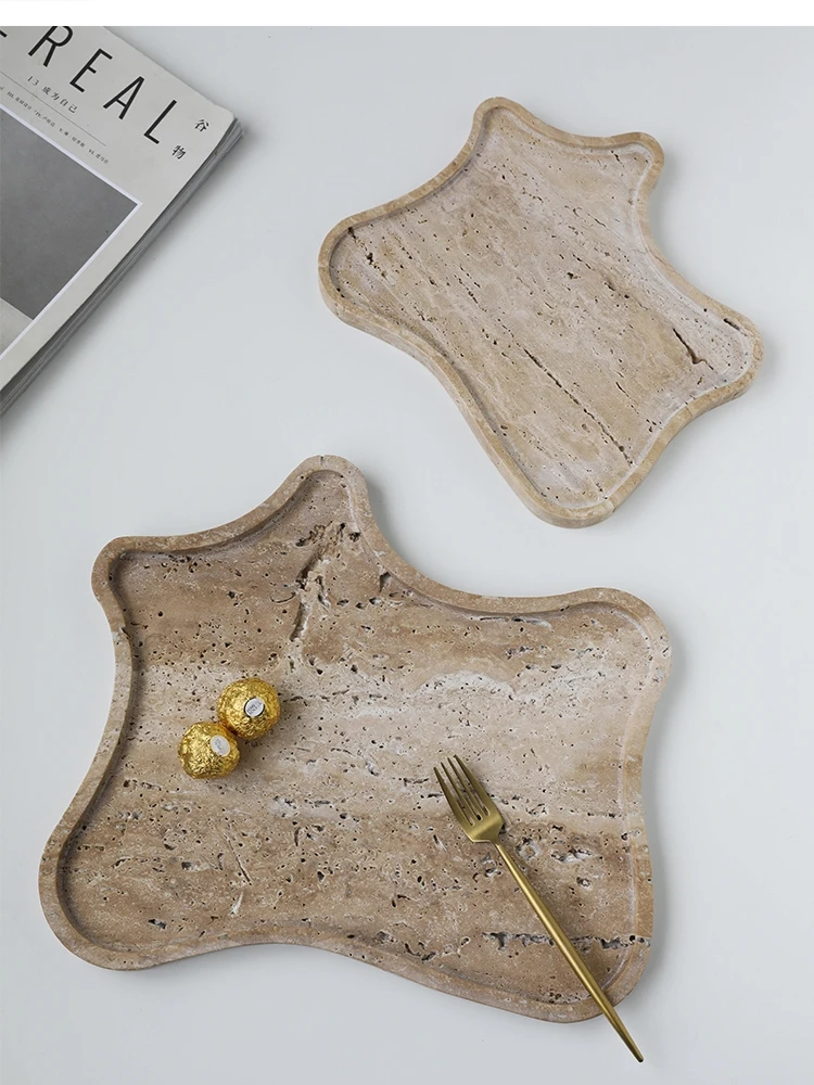 Wabi-sabi irregular natural stone decorative fruit tray European advanced sense of home decoration desktop storage
Wabi-sabi irregular natural stone decorative fruit tray European advanced sense of home decoration desktop storage