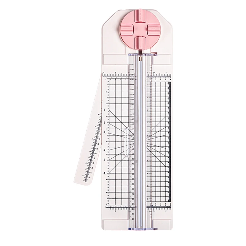 4-In-1 Paper Trimmer 12In Craft Paper Cutter For Multi-Function Scrapbooking Tool Pink
4-In-1 Paper Trimmer 12In Craft Paper Cutter For Multi-Function Scrapbooking Tool Pink