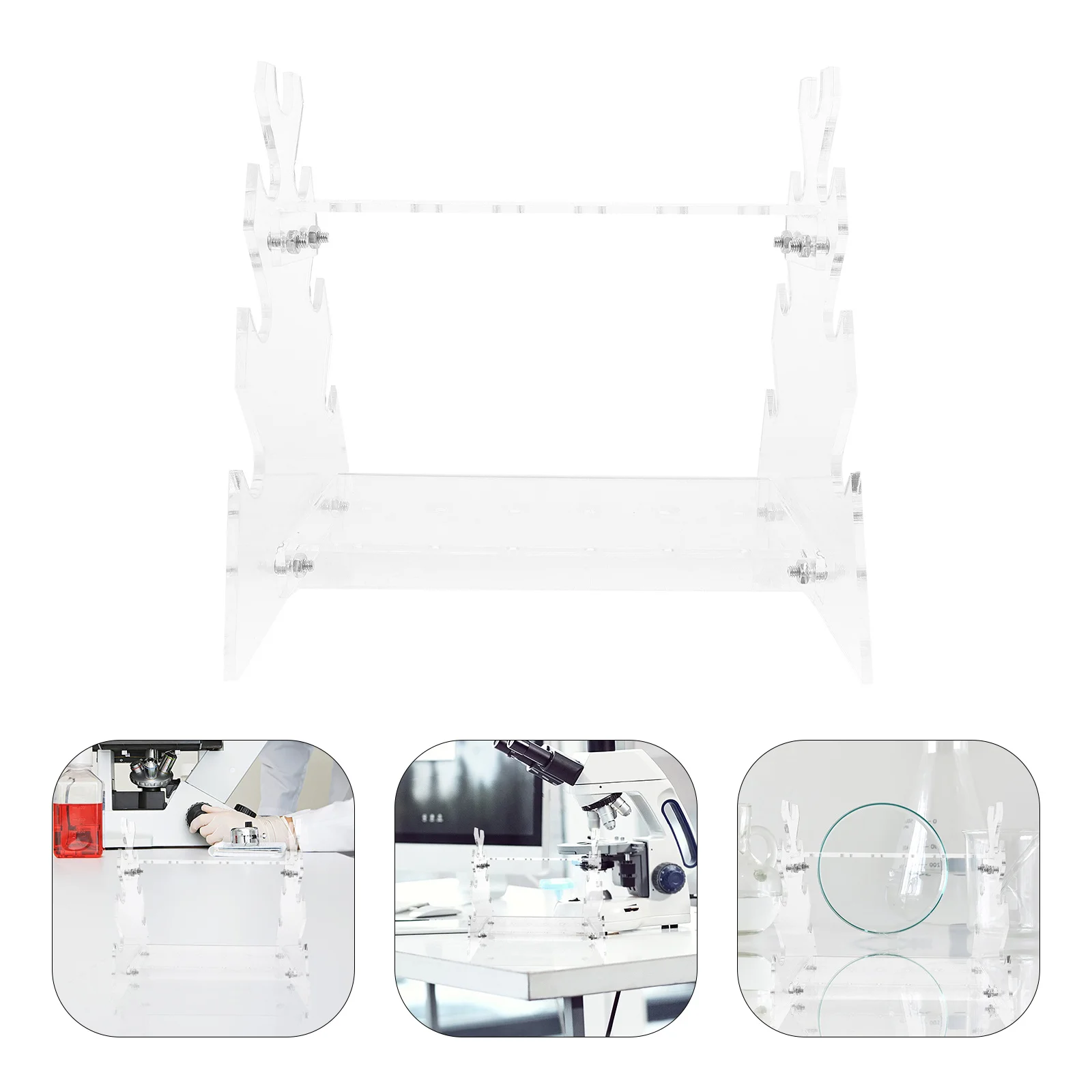 Portable Glass Pipette Holder Trapezoidal Tube Rack Stable Laboratory Pipette Stand for Experiments
Portable Glass Pipette Holder Trapezoidal Tube Rack Stable Laboratory Pipette Stand for Experiments