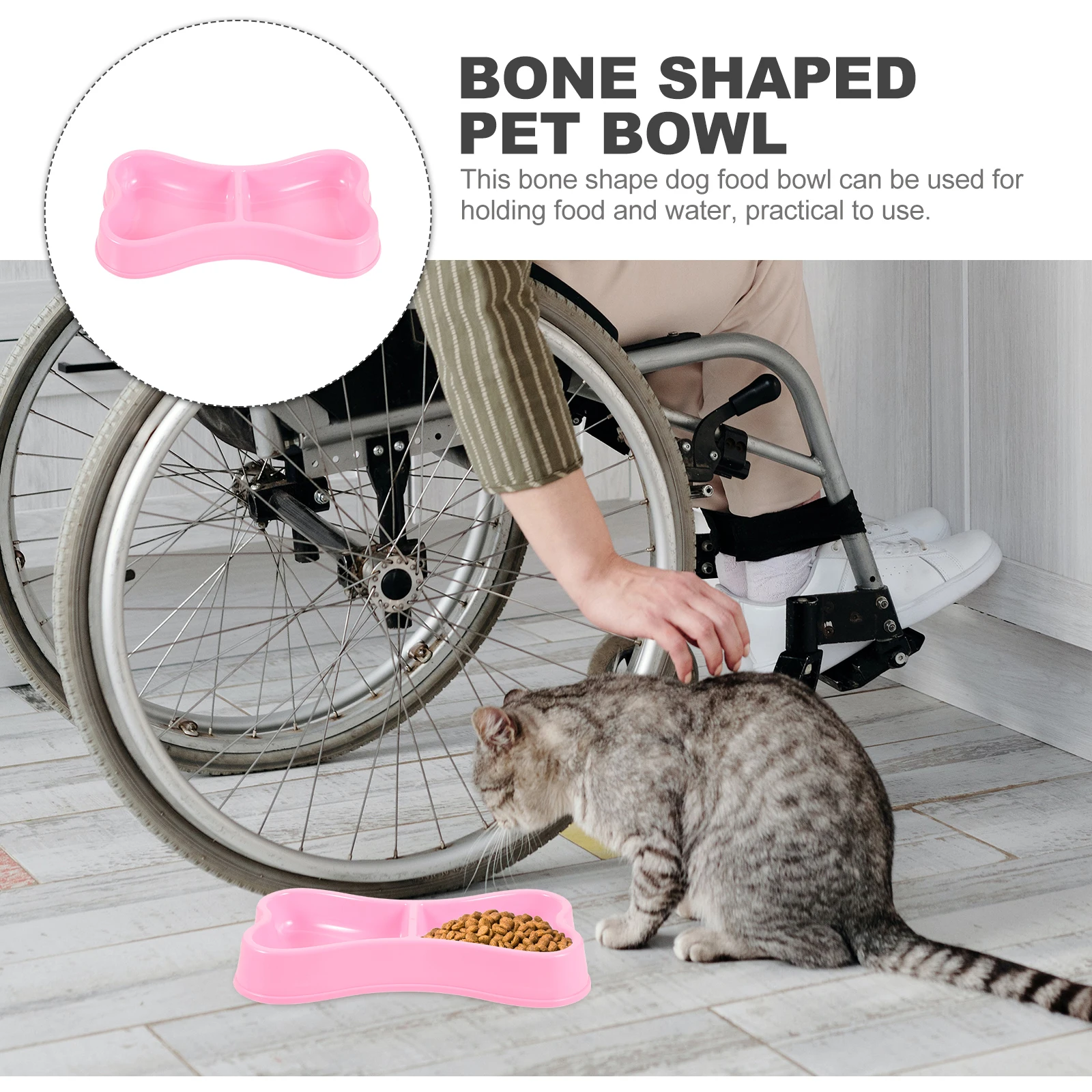 2Pcs Lightweight Bone Shape Feeding Bowl For Dogs And Cats Food Water Holder Pet Supplies
2Pcs Lightweight Bone Shape Feeding Bowl For Dogs And Cats Food Water Holder Pet Supplies