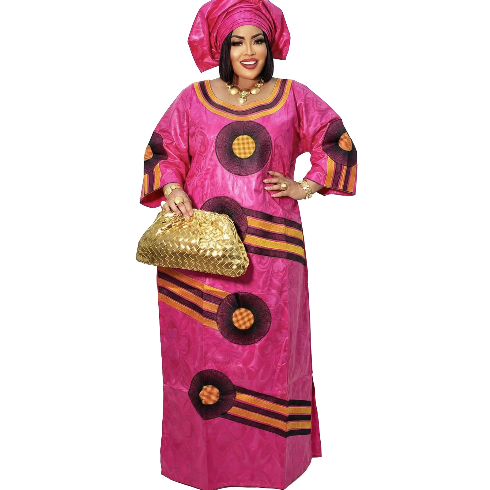 African Attire For Women Abaya Embroidery Plus Size Elegant Party Church Dress
African Attire For Women Abaya Embroidery Plus Size Elegant Party Church Dress